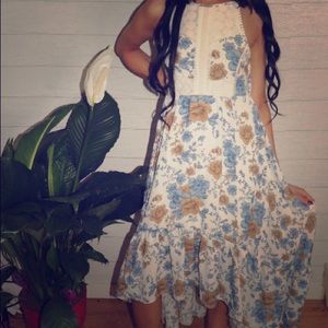 Bohemian floral dress